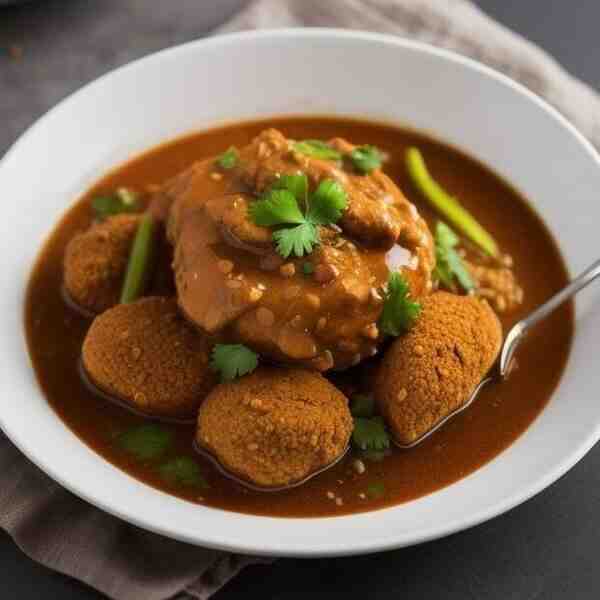Тушеная курица с овощами Дакжим